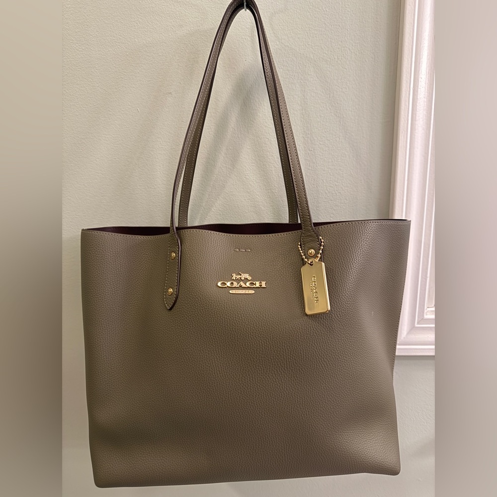 Coach Brown Tote Bag